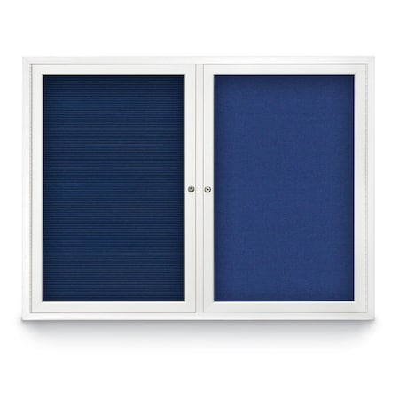United Visual Products Corkboard, 96"x48", Cork/Bronze UV420I-BRONZE-CORK